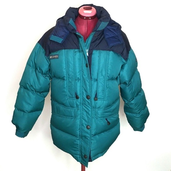 Columbia Jackets & Blazers - Columbia Down Jacket Medium Blue Green Puffer